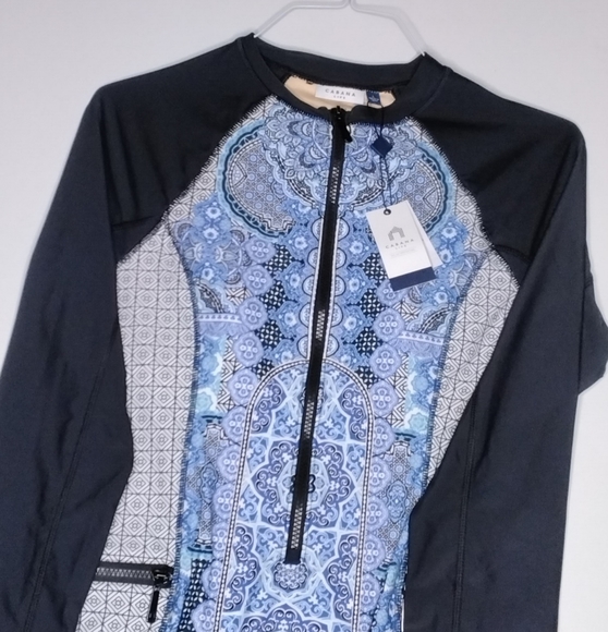 Cabana Life Midnight Marrakesh Unisuit One-Piece 50+UV Protection Large Blue - Picture 5 of 15